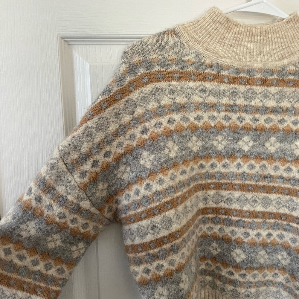 London Kaye Striped Patterned Sweater - Picture 2 of 4